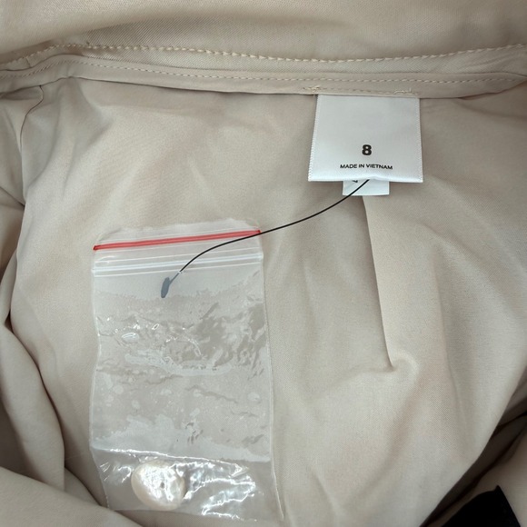 Express Stylist Tan Linen Blend Super High Rise Pleated Shorts Size 8 NWT - Picture 7 of 9